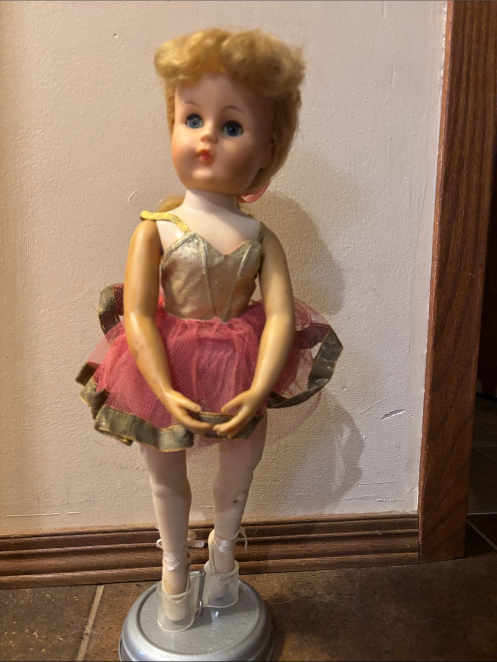 Pink and Gold Ballerina Doll for Kids - Classic Dance Toy